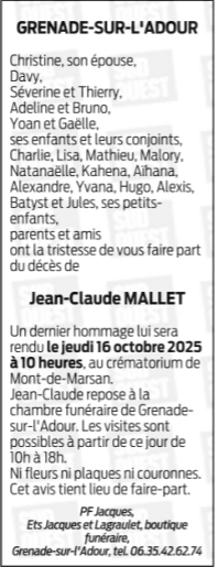 Image Annonce nécrologique