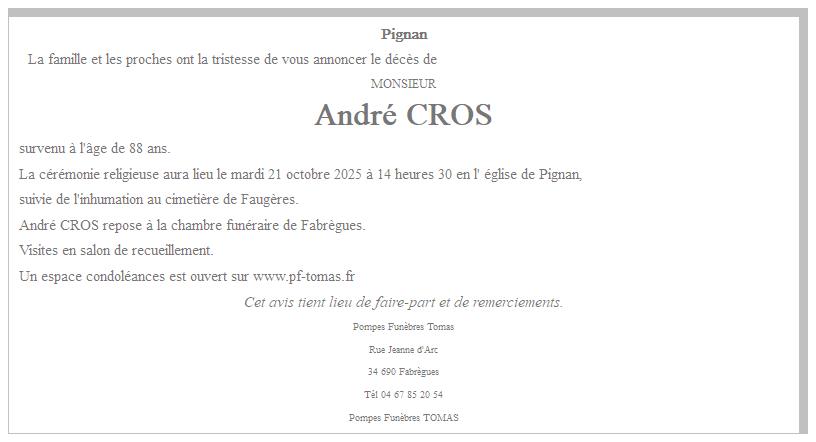 Image Annonce nécrologique
