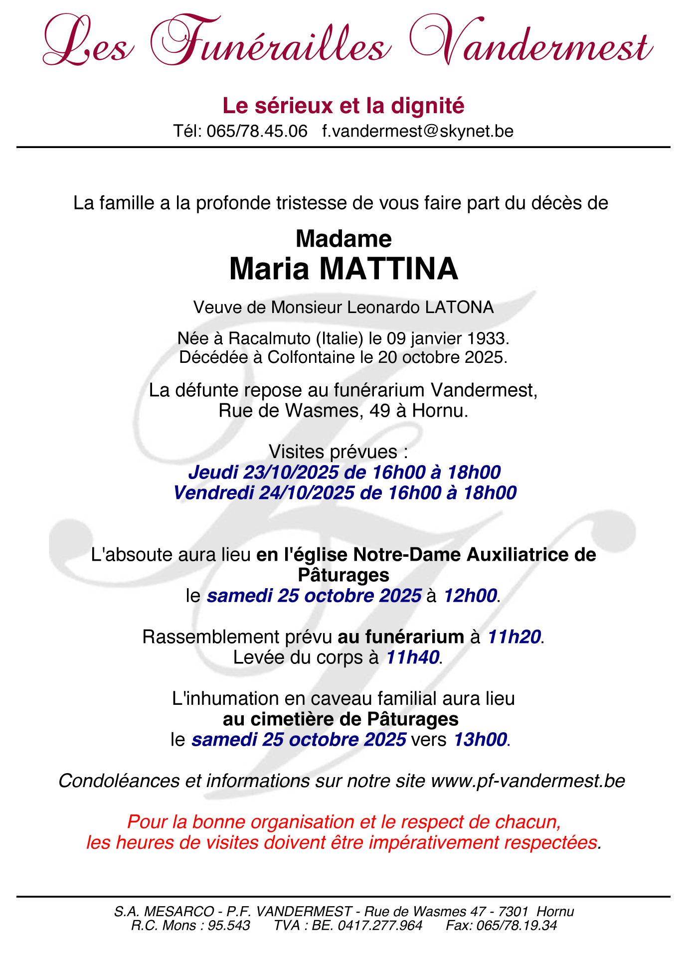 Image Annonce nécrologique