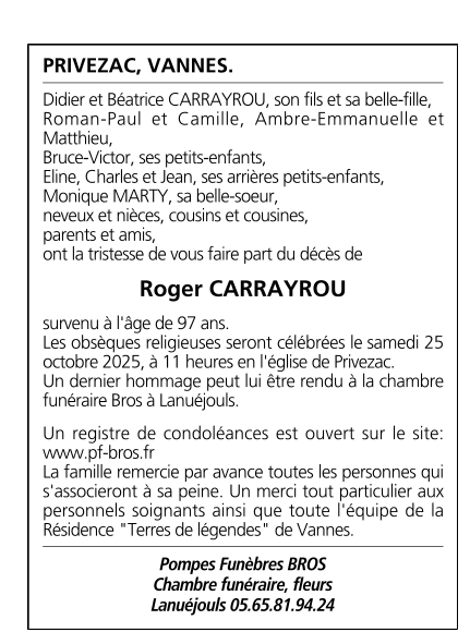 Image Annonce nécrologique