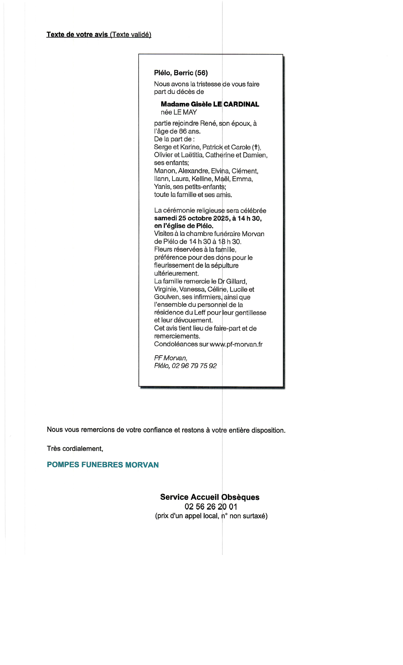 Image Annonce nécrologique