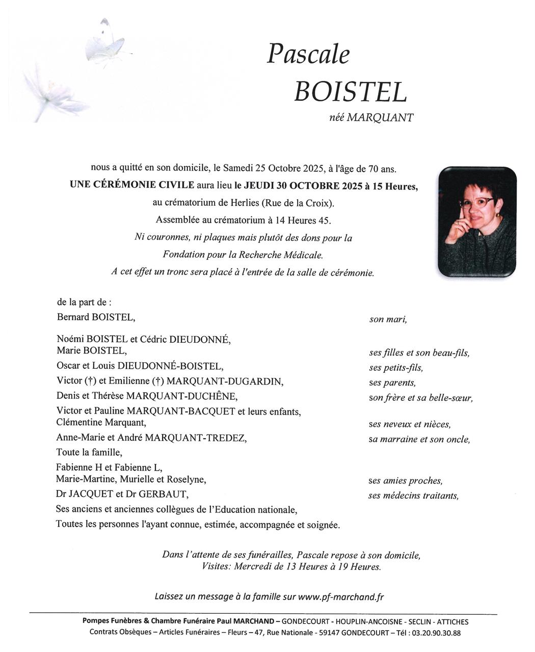 Image Faire-part de Pascale