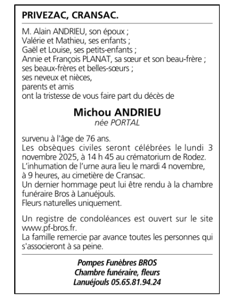 Image Annonce nécrologique