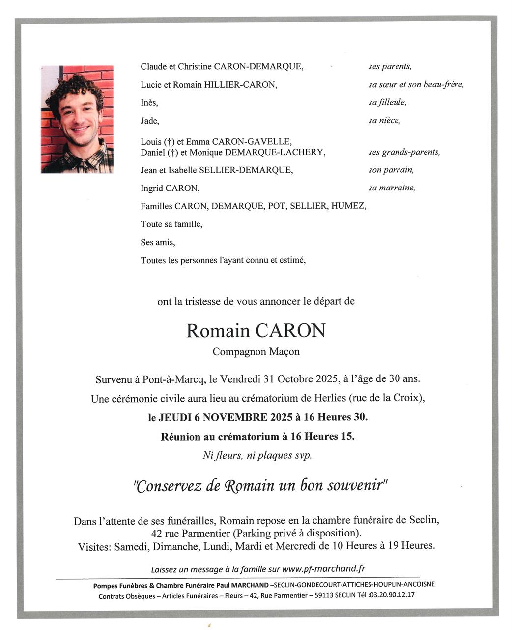 Image Faire-part de Romain