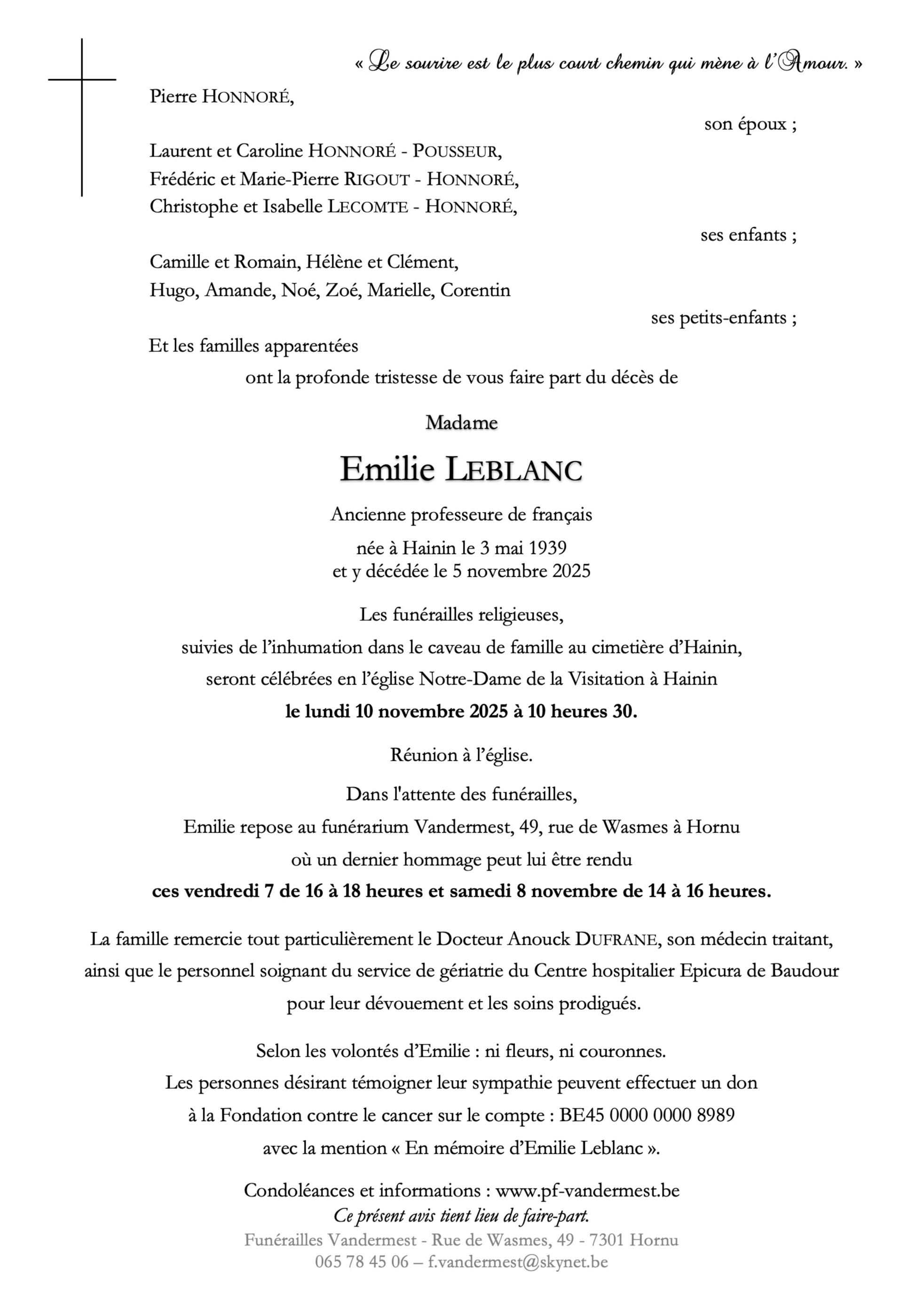 Image Annonce nécrologique