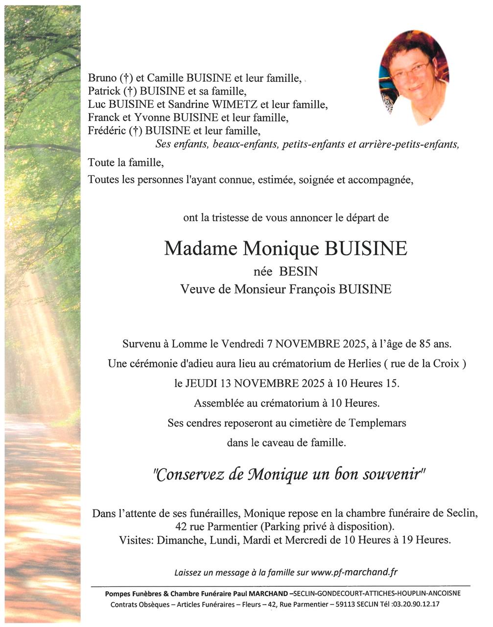 Image Faire-part de Monique