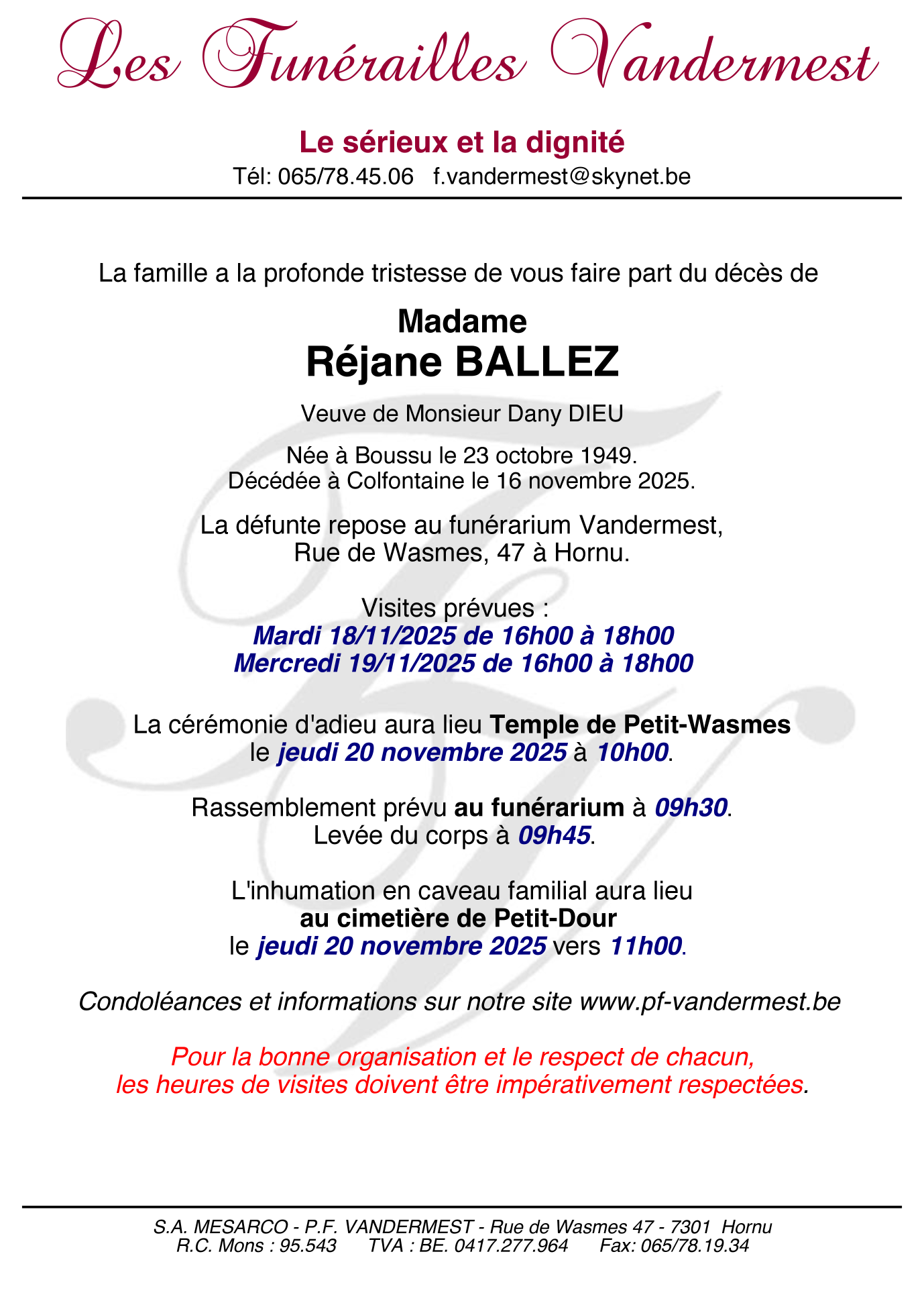 Image Annonce nécrologique