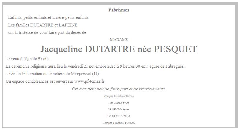 Image Annonce nécrologique