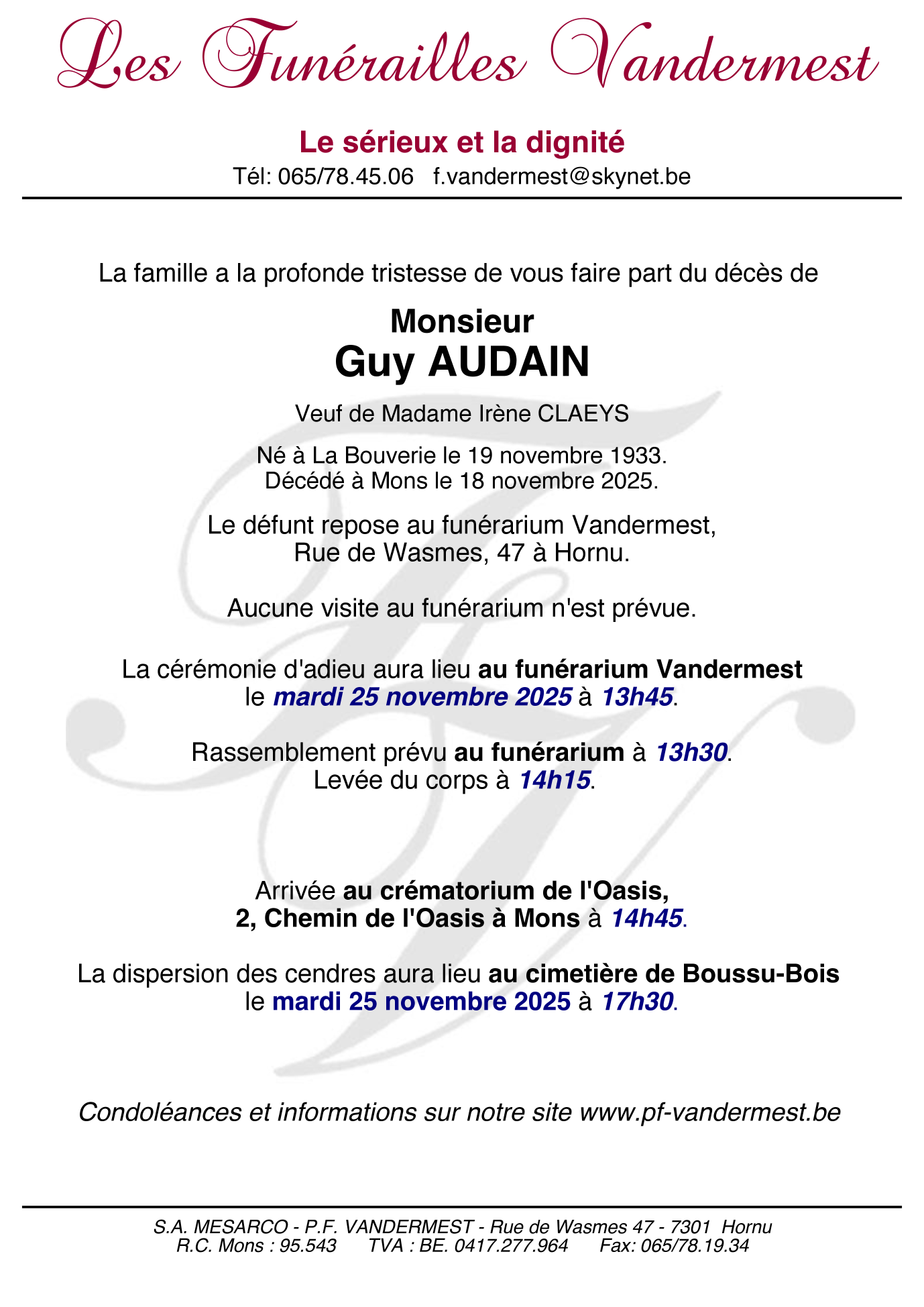 Image Annonce nécrologique