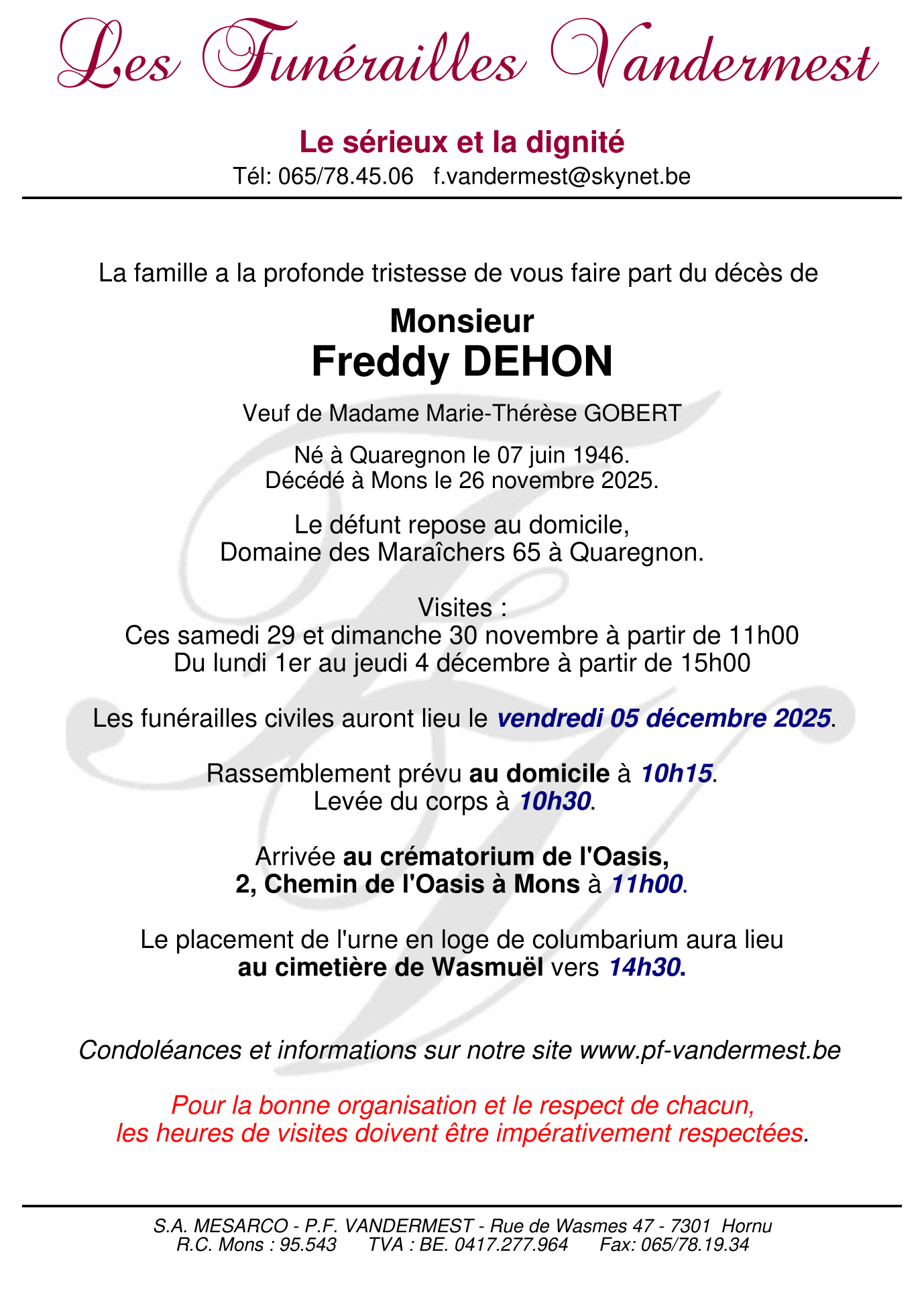 Image Annonce nécrologique