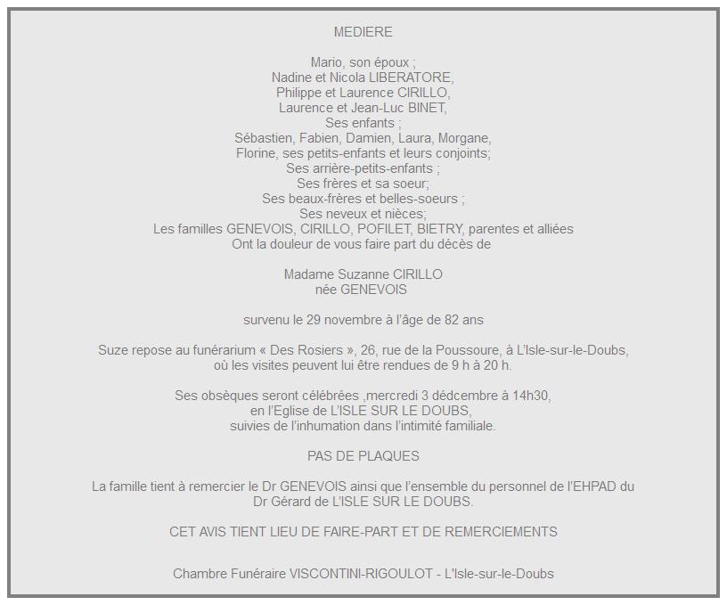 Image Annonce nécrologique