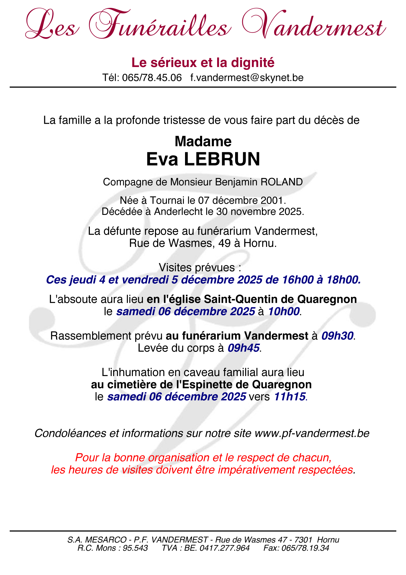 Image Annonce nécrologique