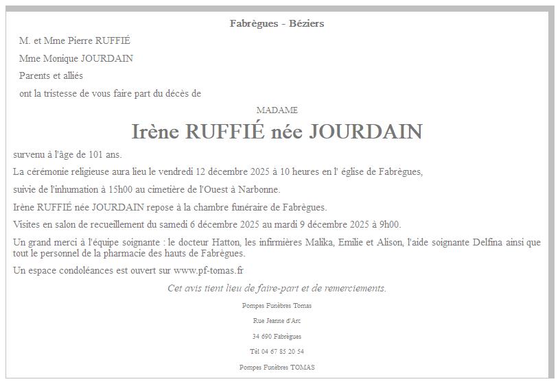 Image Annonce nécrologique