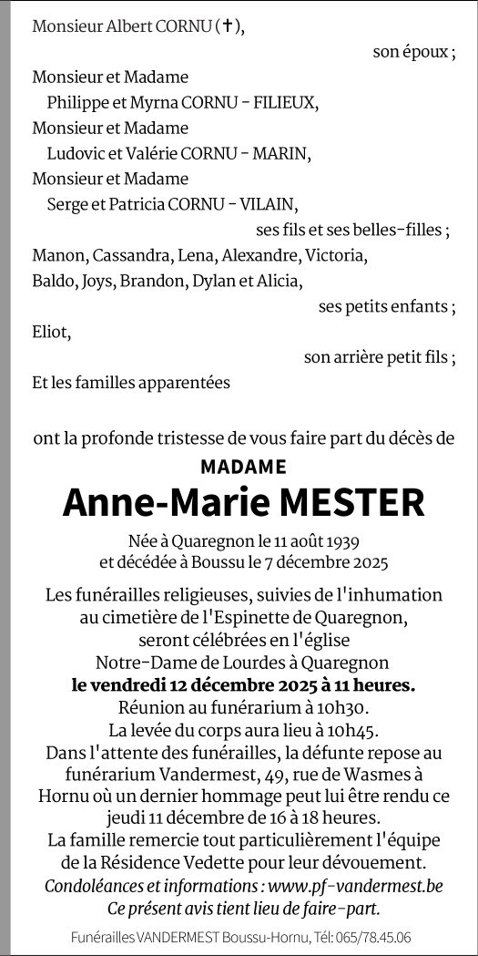 Image Annonce nécrologique