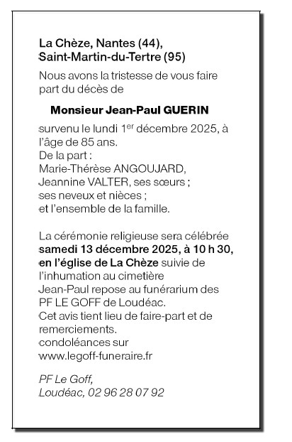 Image Annonce nécrologique