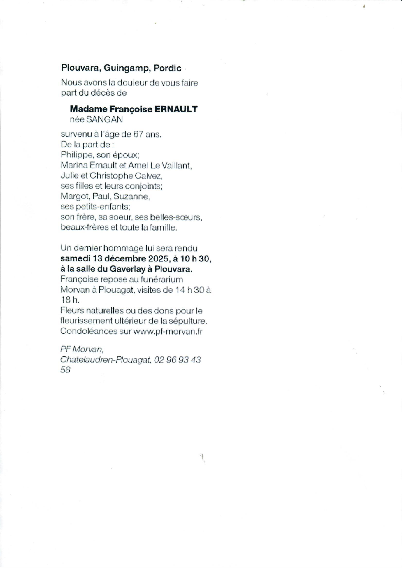 Image Annonce nécrologique