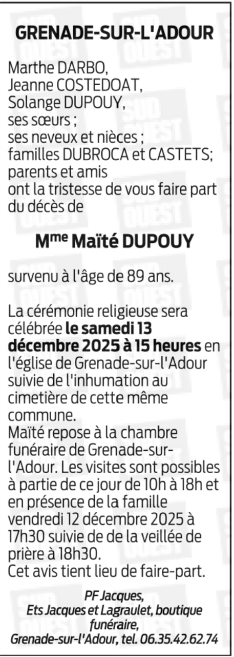 Image Annonce nécrologique