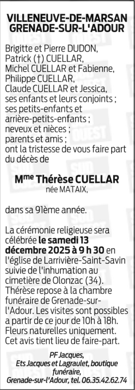 Image Annonce nécrologique