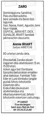 Image Annonce nécrologique