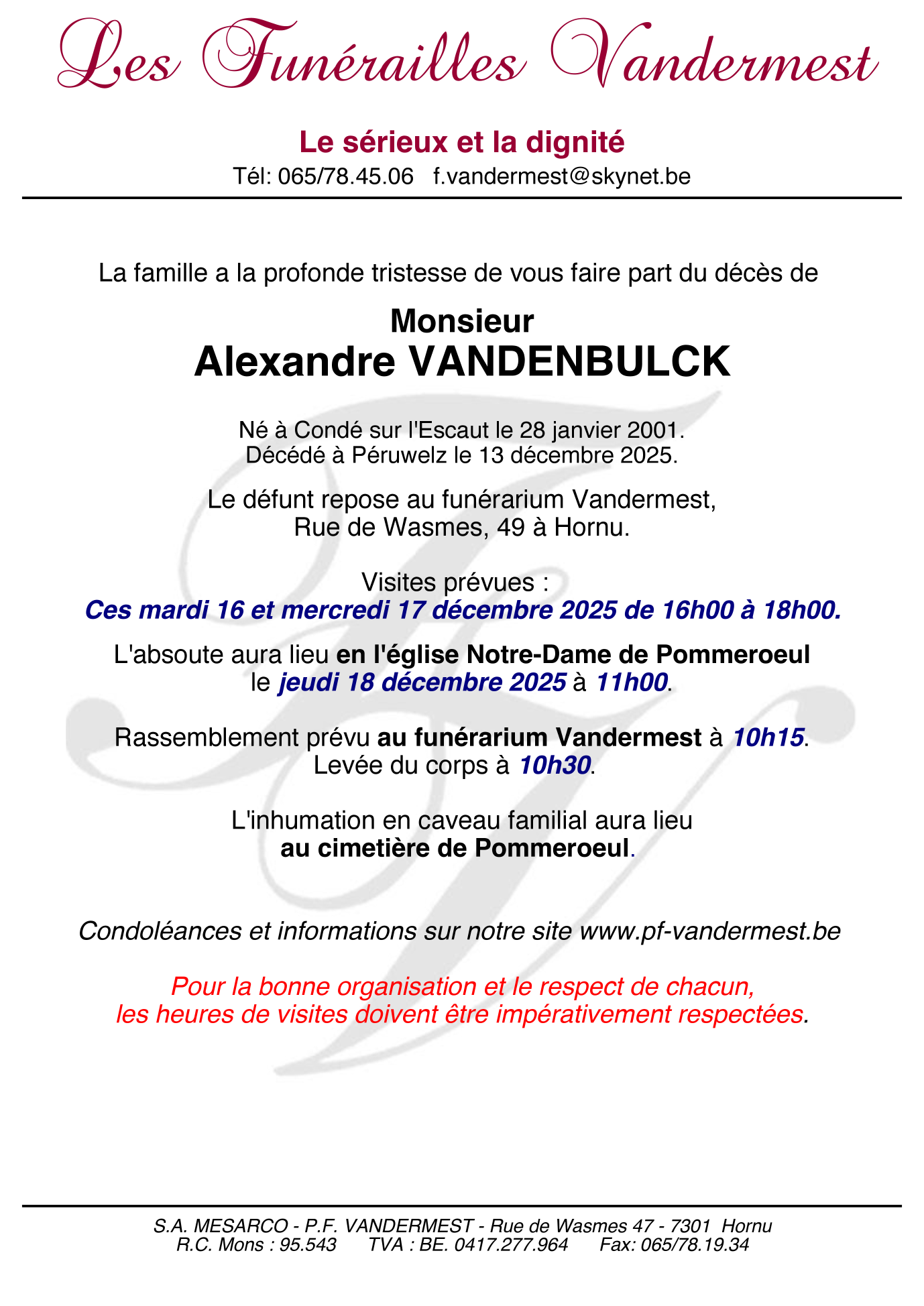 Image Annonce nécrologique