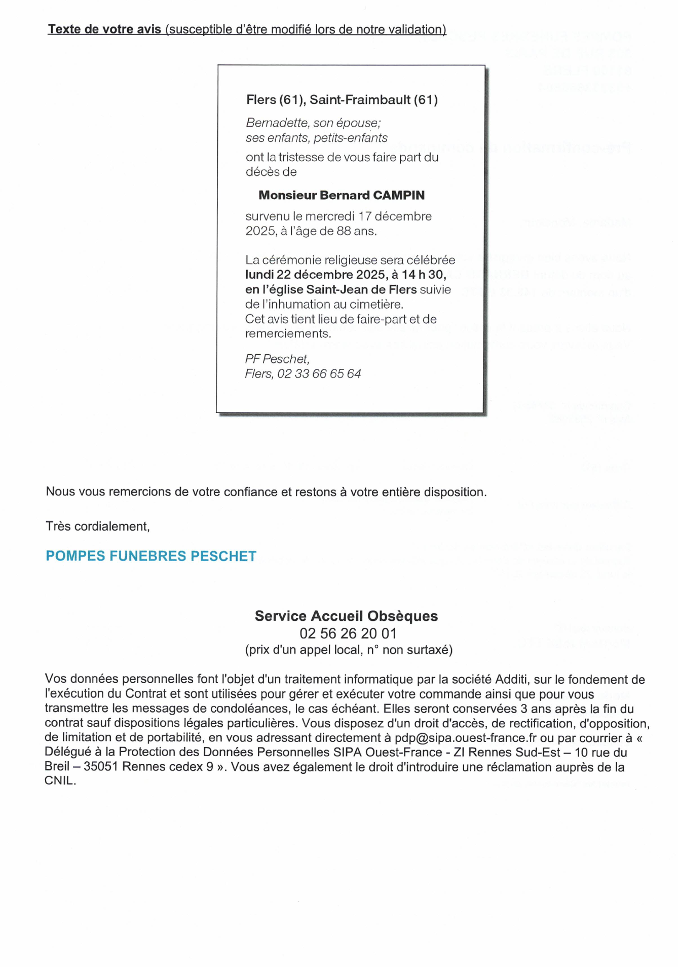 Image Annonce nécrologique