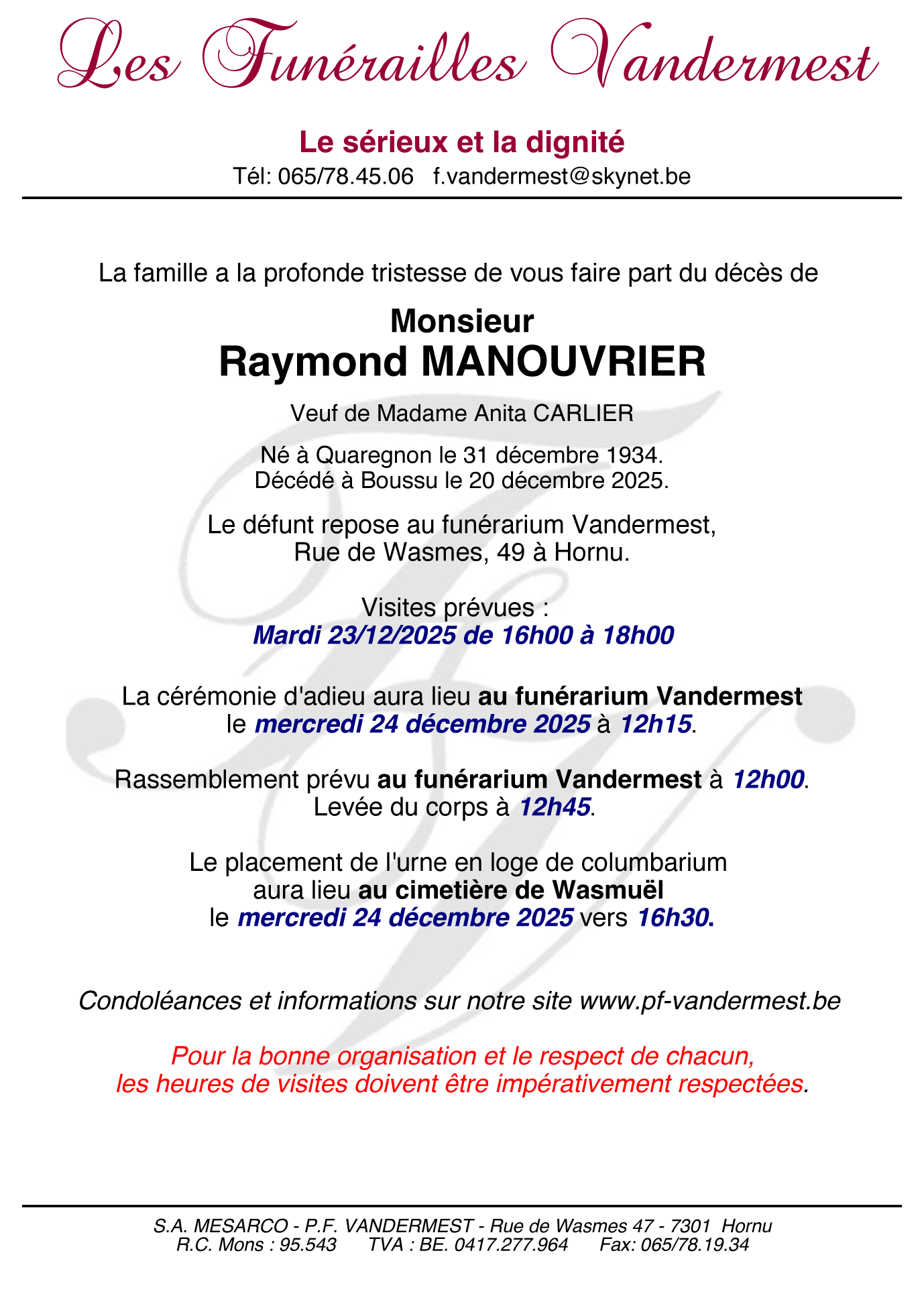 Image Annonce nécrologique