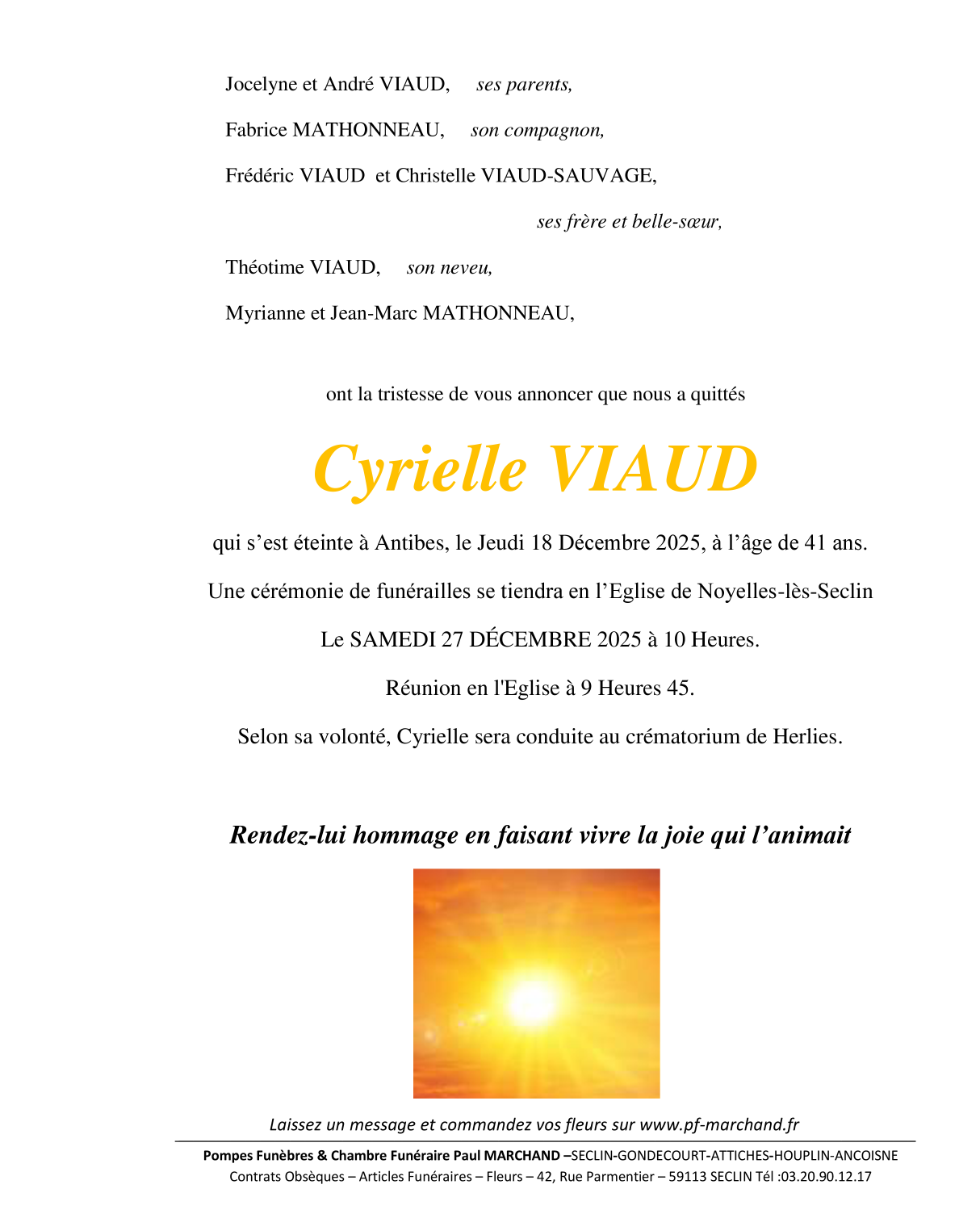 Image Faire-part de Cyrielle