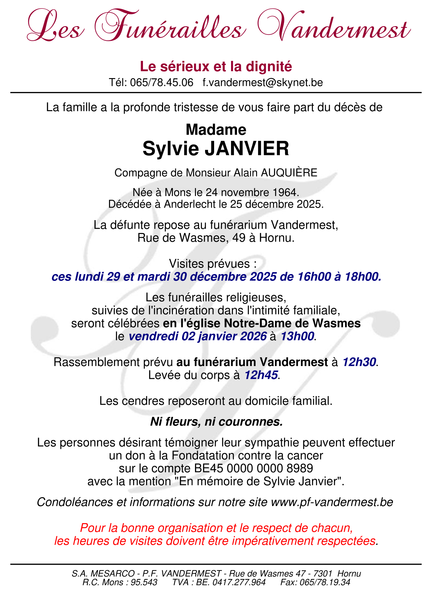 Image Annonce nécrologique