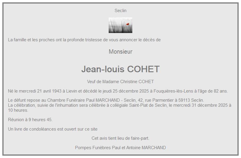 Image Faire-part de Jean-Louis