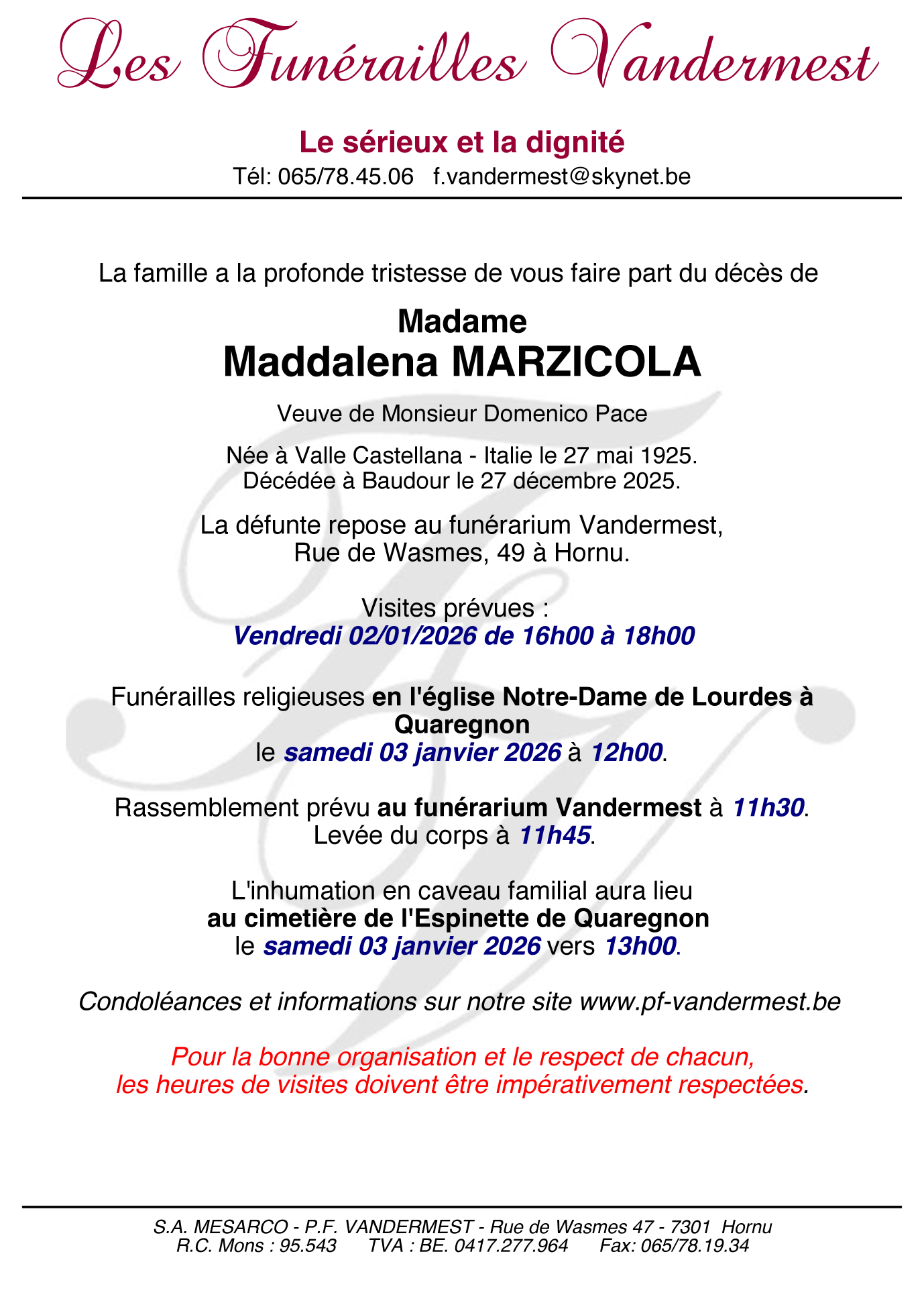 Image Annonce nécrologique