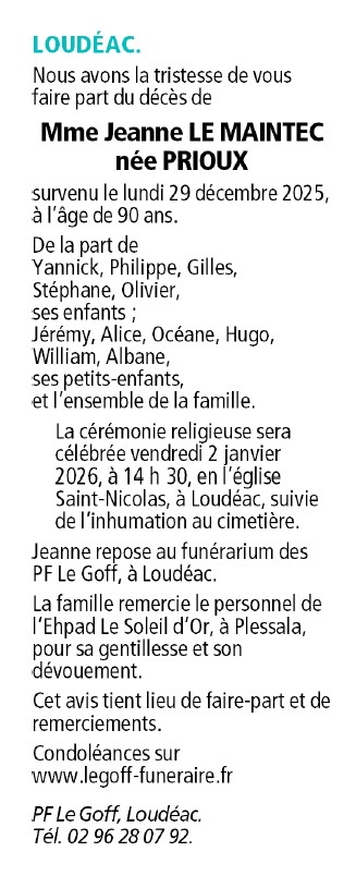 Image Annonce nécrologique