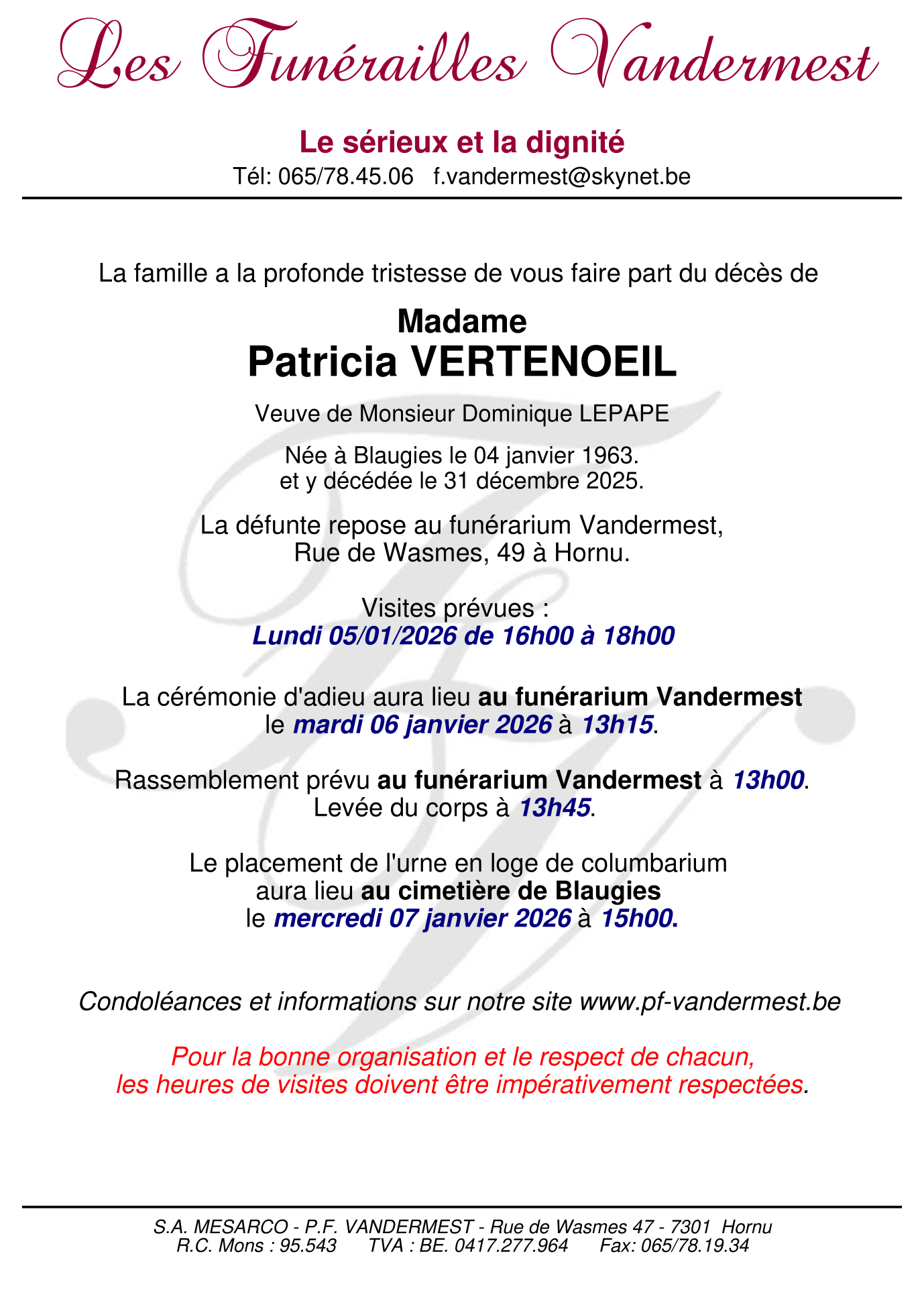 Image Annonce nécrologique