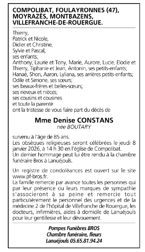 Image Annonce nécrologique