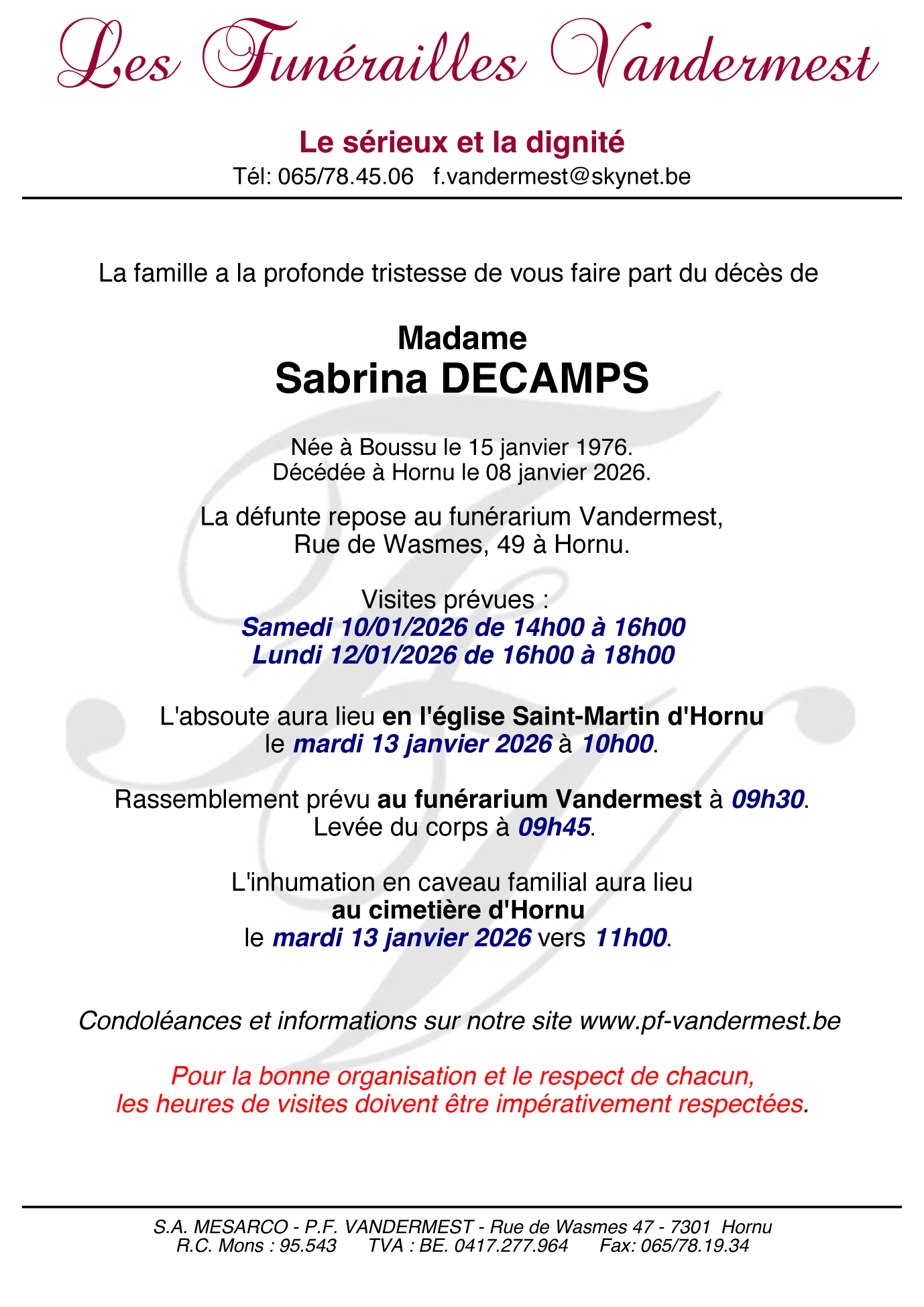 Image Annonce nécrologique