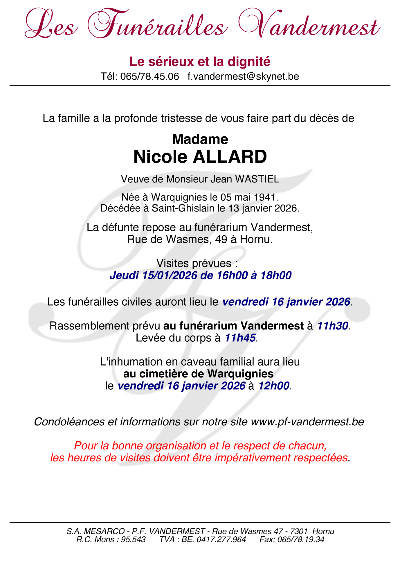 Image Annonce nécrologique