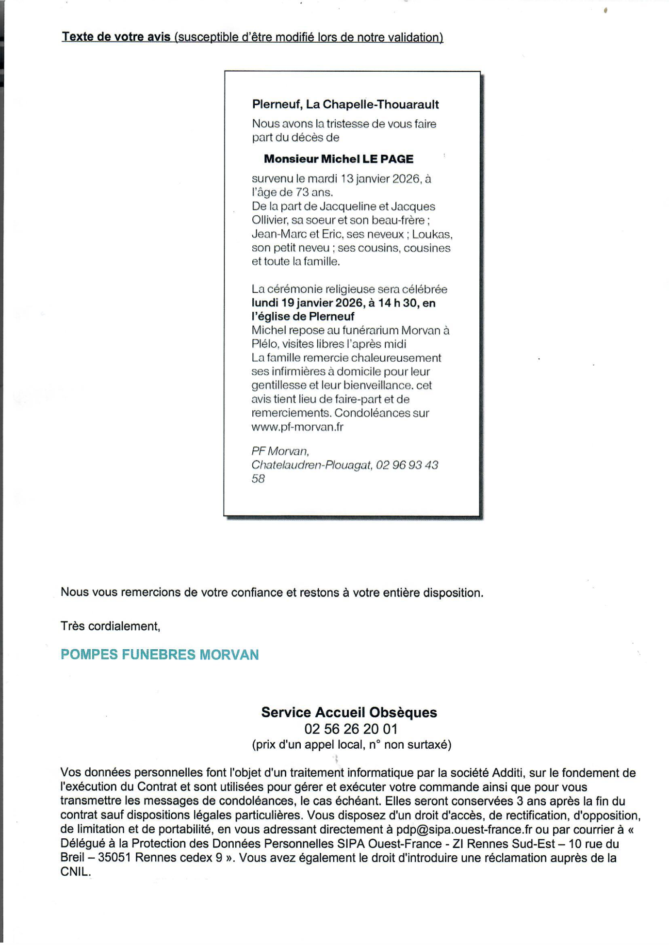 Image Annonce nécrologique