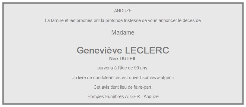 Image Annonce nécrologique