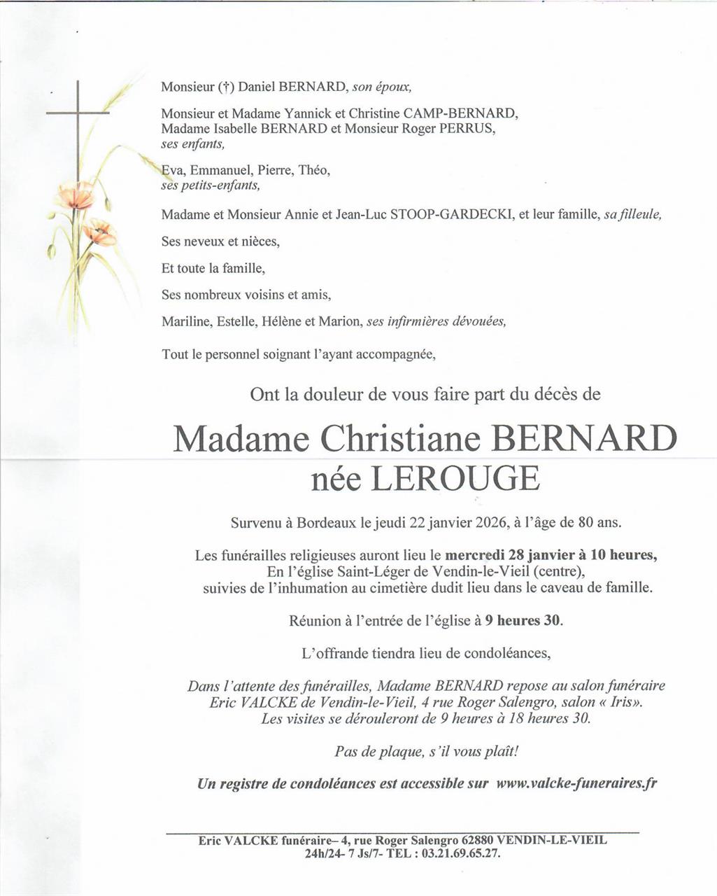 Image Annonce nécrologique