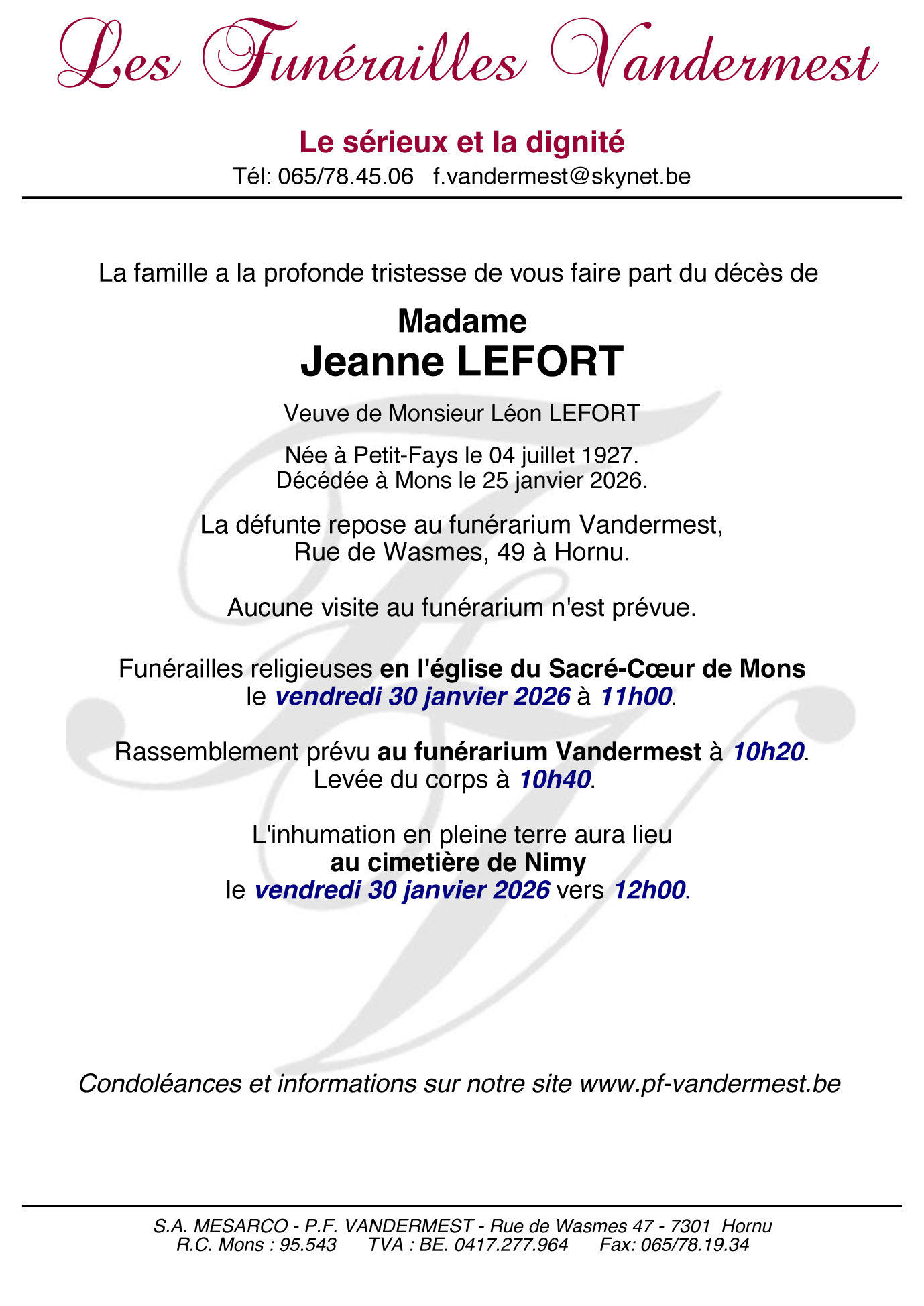 Image Annonce nécrologique