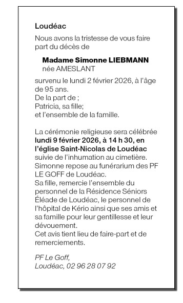 Image Annonce nécrologique