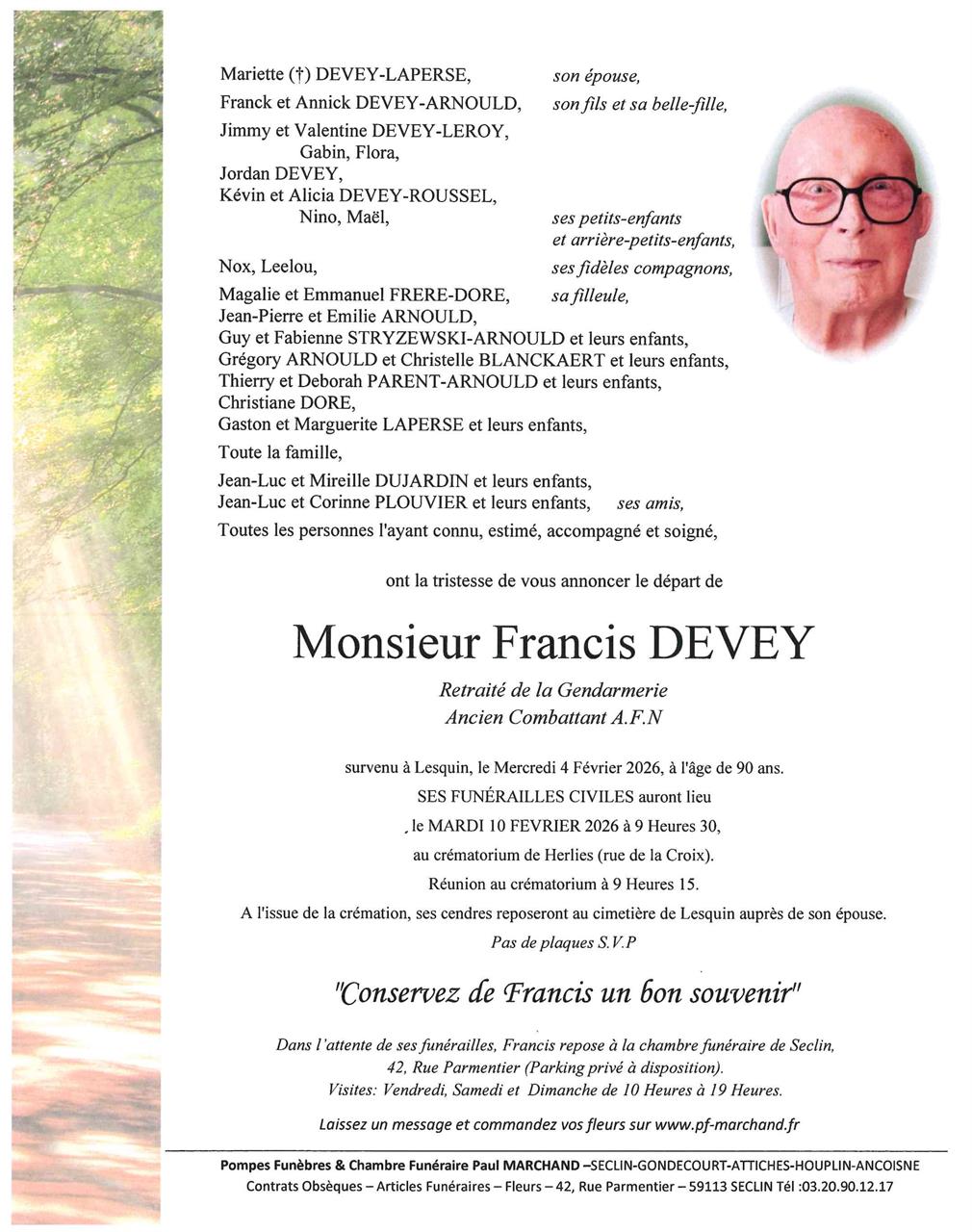 Image Faire-part de Francis