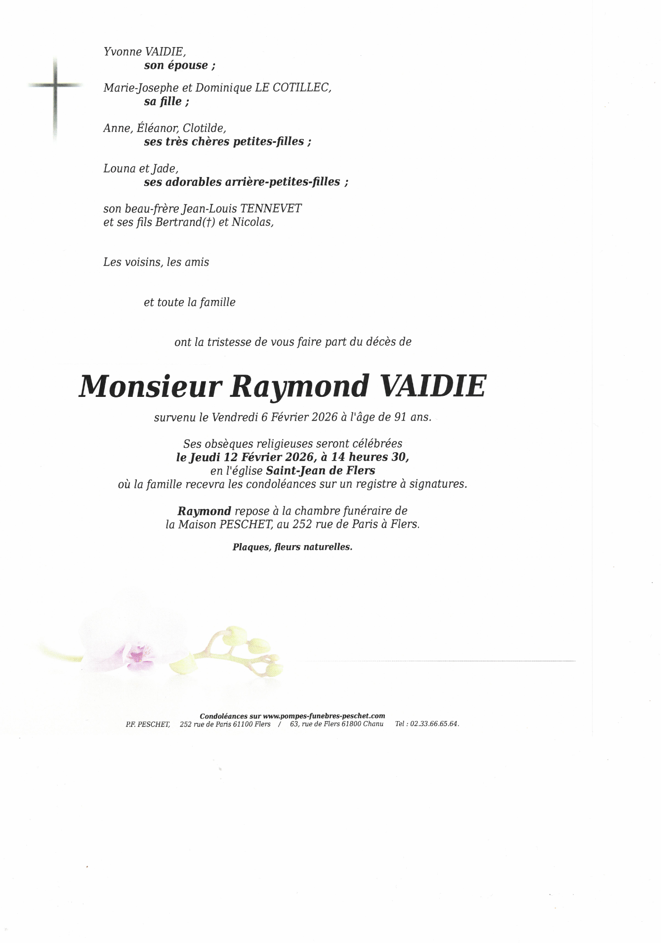 Image Annonce nécrologique