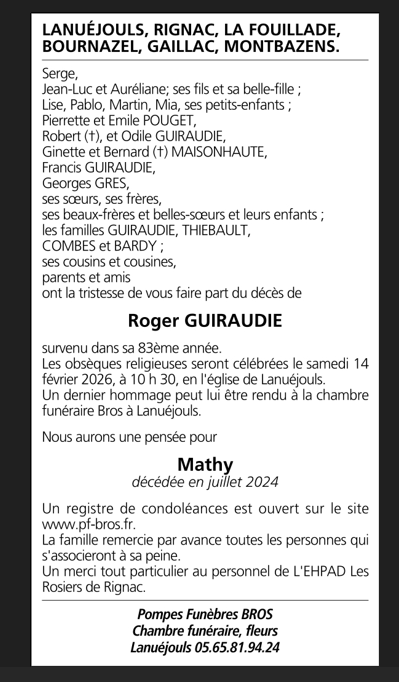 Image Annonce nécrologique