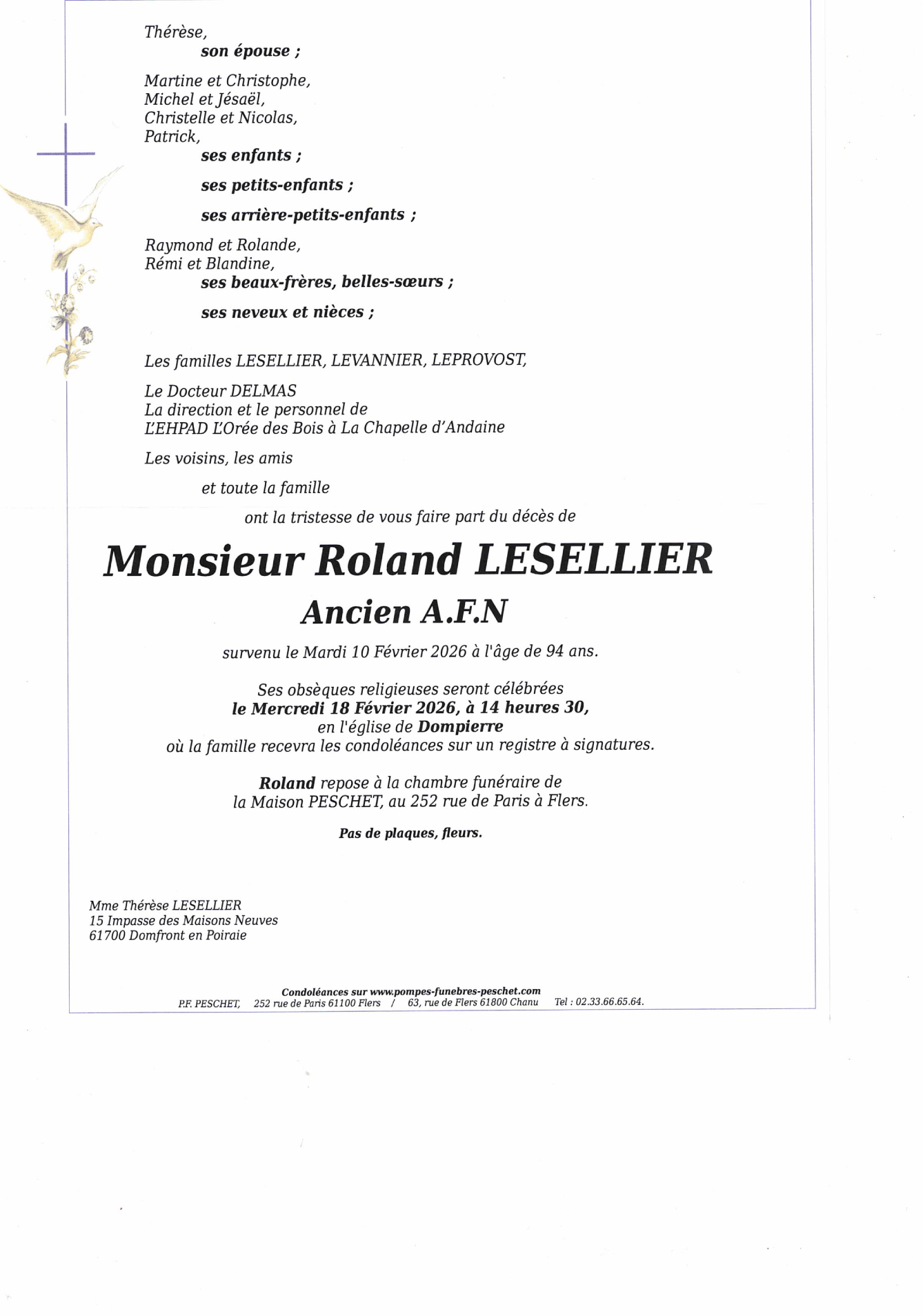 Image Annonce nécrologique