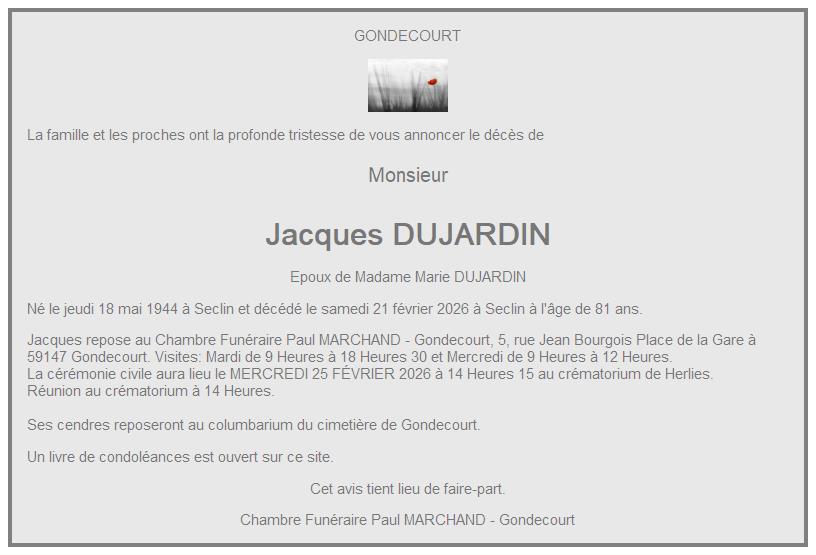 Image Faire-part de Jacques