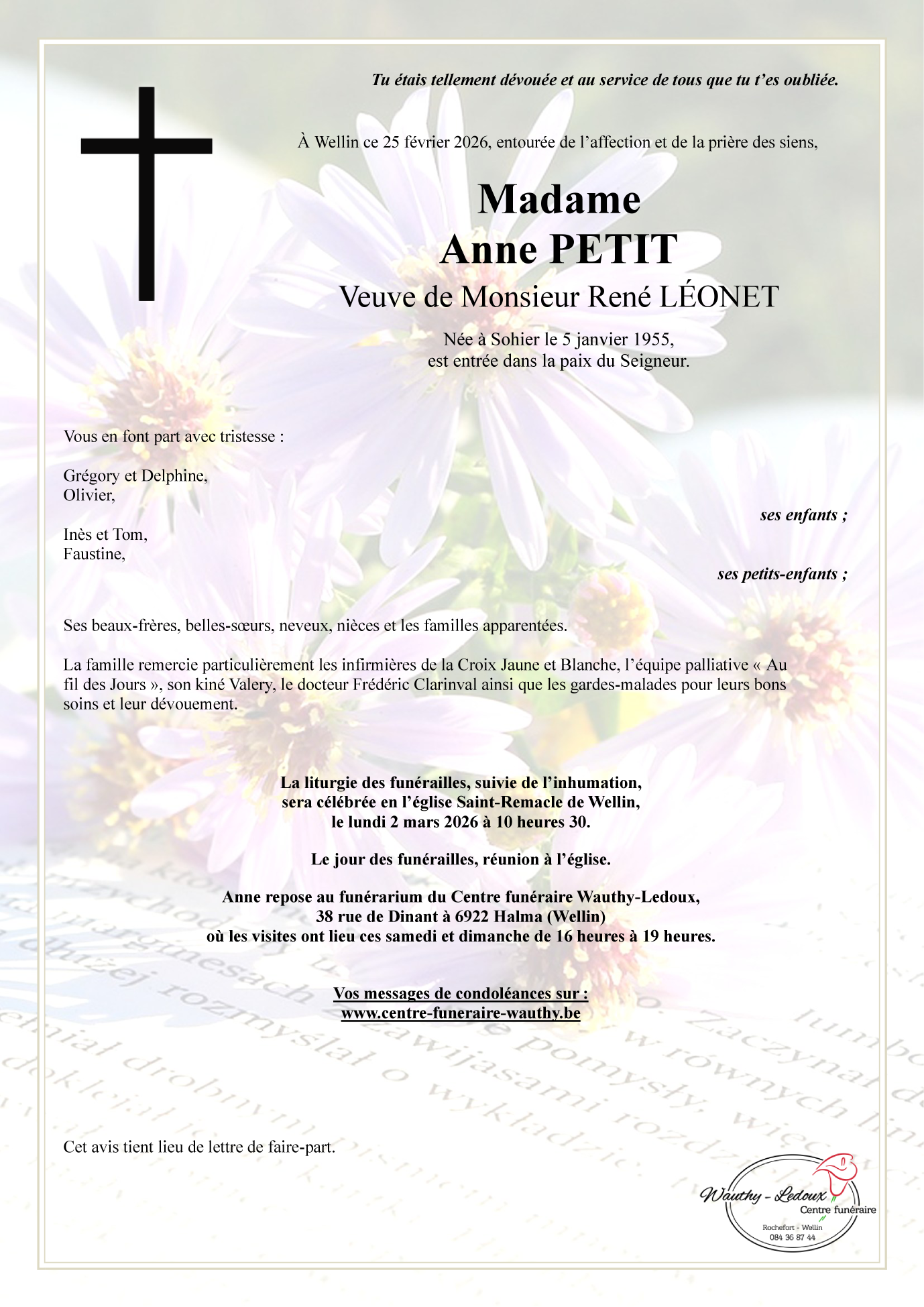 Image Annonce nécrologique