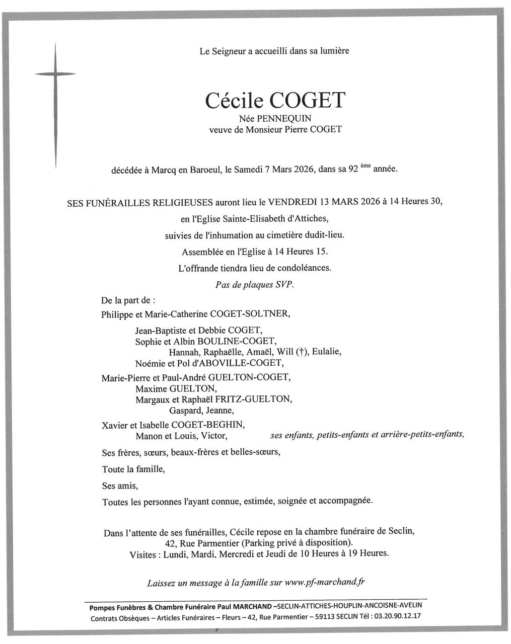 Image Faire-part de Cécile