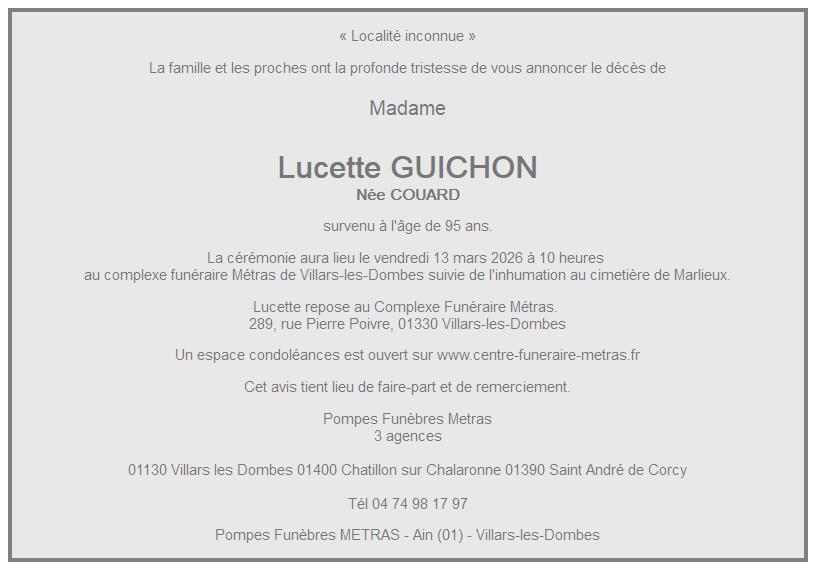 Image Annonce nécrologique