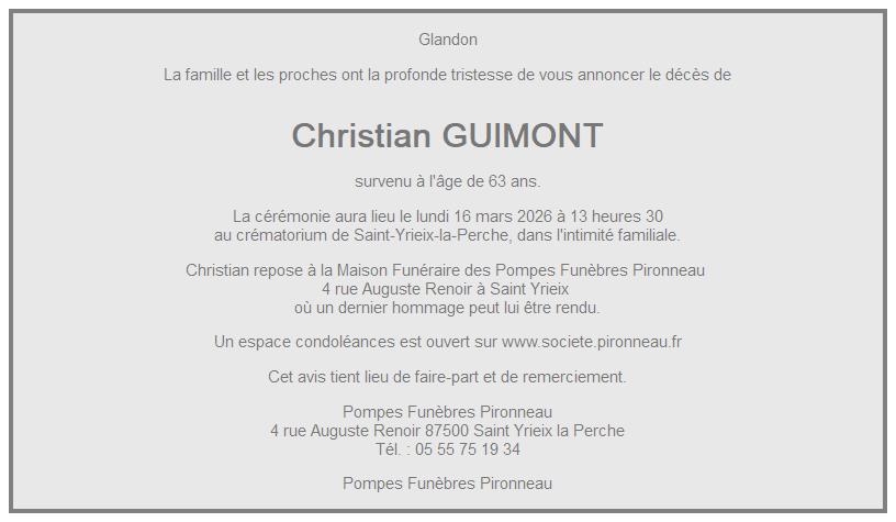 Image Annonce nécrologique