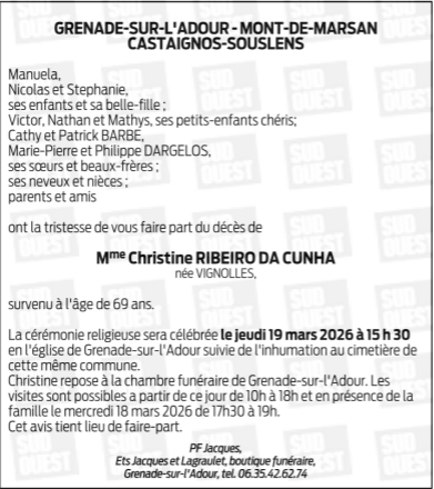 Image Annonce nécrologique